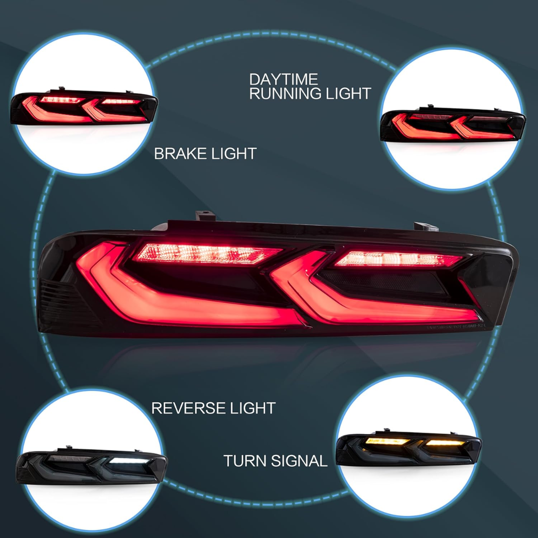 CALAVERAS LED ESTILO CORVETTE C8